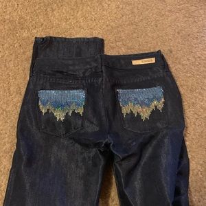 Fancy Express jeans with extra blingy pockets